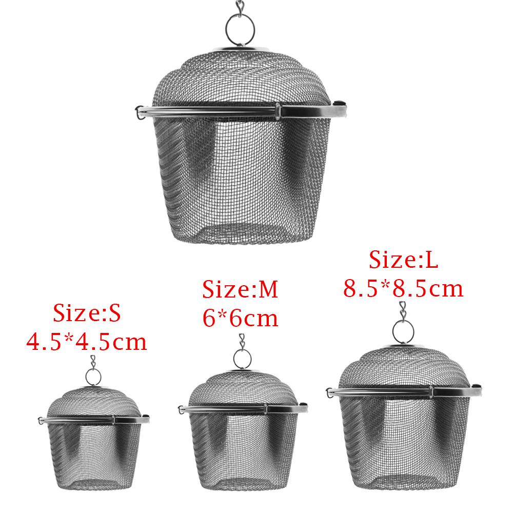 Kitchen Reusable Spice Strainer Herbal Infuser Stainless Steel Mesh Filter Tea Ball