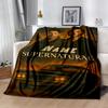 Supernatural Journey Customize Text Blanket Multi-purpose Personalized Blanket Ultra-Soft for Office Living Room Nap Chair for All Occasions