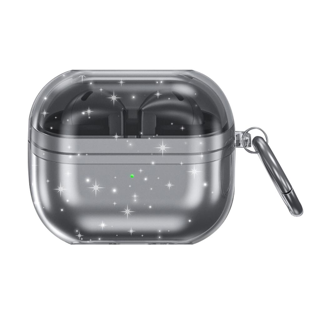 Прозрачный защитный чехол с брелоком для Samsung Galaxy Buds 3/3 Pro #AU