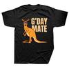 2024 Australia GDay Mate Shirt Funny Kangaroo Australian Country Flag Men T Shirts Male TShirt Hip Hop Tops Cotton Tees