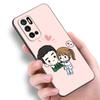 Чехол с изображением доктора и медсестры из мультфильма для Xiaomi Redmi Note 7 8 9 10 Lite 11 11E 11T 12 Pro 11S 4G 10T 5G 8T 9S 10S, черный чехол
