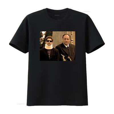 Sopranos Christopher Moltisanti Neck Brace Tv Series Fan T Shirt Vintage Versatile Stretched Designer Clothes Streetwear