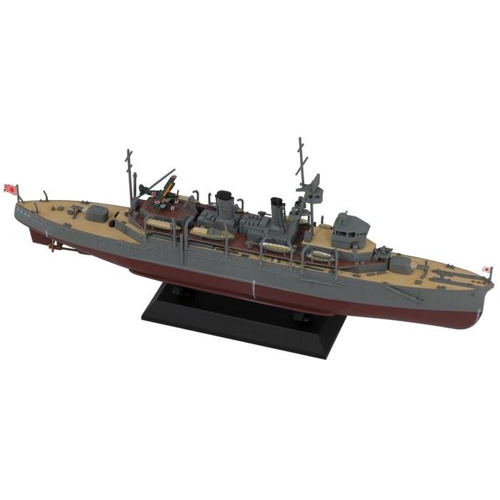 Pit Road 1/700 Серия Skywave Японский подводный тендер Дзин'гэй 1944 Пластиковая модель W262 Цветной литьевой пластик