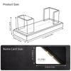 Transparent Lightsaber Display Stand Desktop Acrylic Decorative Rectangular Holder Business Card Storage Rack