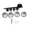 Комплект светодиодного трекового освещения на 4 лампы, гибко вращающаяся головка светильника, потолочное точечное освещение для кухни