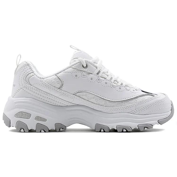 Skechers D'LITES White Women's (Unisex) Chunky Sneakers 11959 WHT
