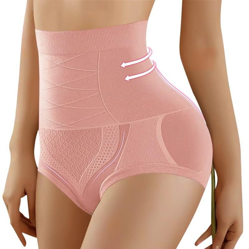 Women Breathable High Waist Intimates Body Shaping Panties Female Fitness Workout Pants High Elastic Control Brief Slimming Belly Control Underwear