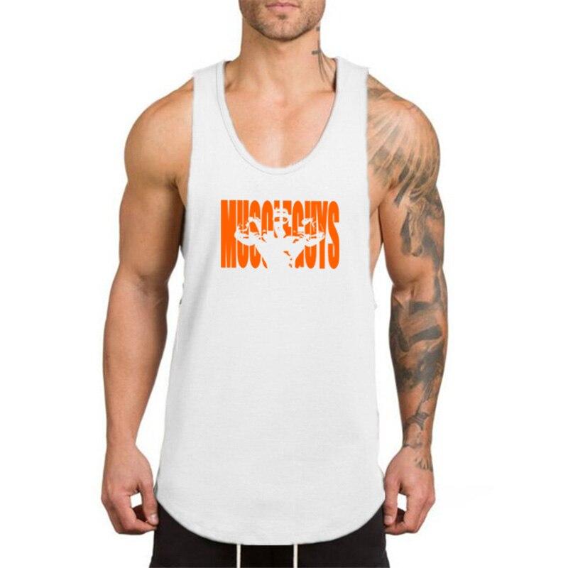 Muscleguys Брендовая одежда для бодибилдинга, Мужская спортивная одежда для фитнеса, стрингеры, майка, мужская спортивная одежда, майки, рубашка без рукавов, майка для тренировок