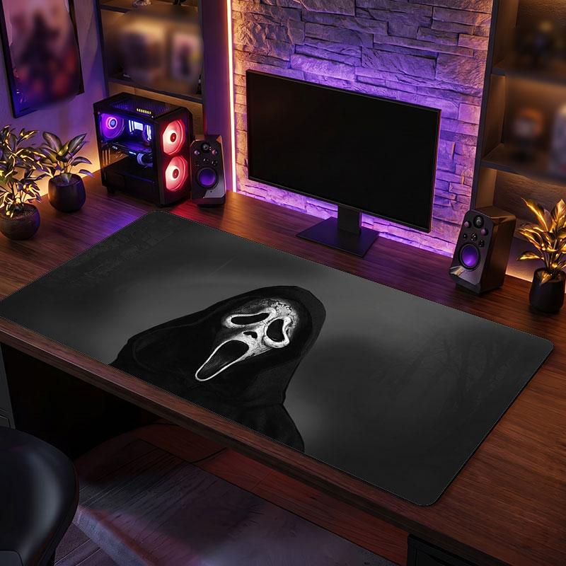 Big Mouse PadScream Ghostface Extended Soft Desk Mat Gaming Office Computer Table Decor Mat