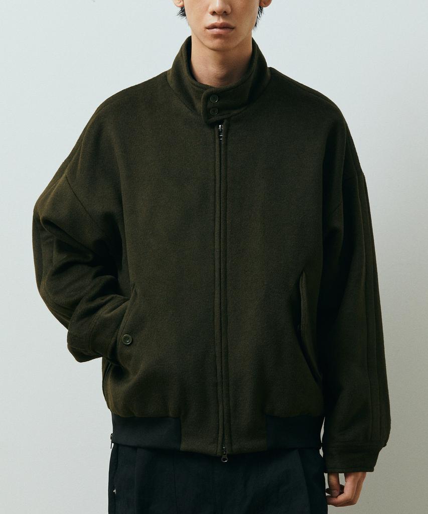 Мужская куртка Harrington из смесовой шерсти Publicfigure_Хаки