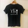 Hairdresser Arms T-Shirt Ladies Short Sleeve O-Neck Hairdresser T-Shirt Girls Ladies Scissors Clothing Top