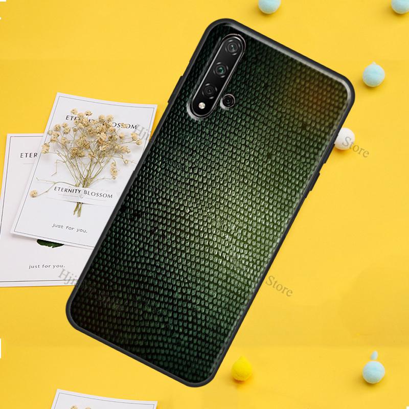 Чехол под змеиную кожу для Huawei P30 P20 P40 P60 Pro P Smart Nova 9 5T Honor Magic 5 Lite X8 X9a 50 70