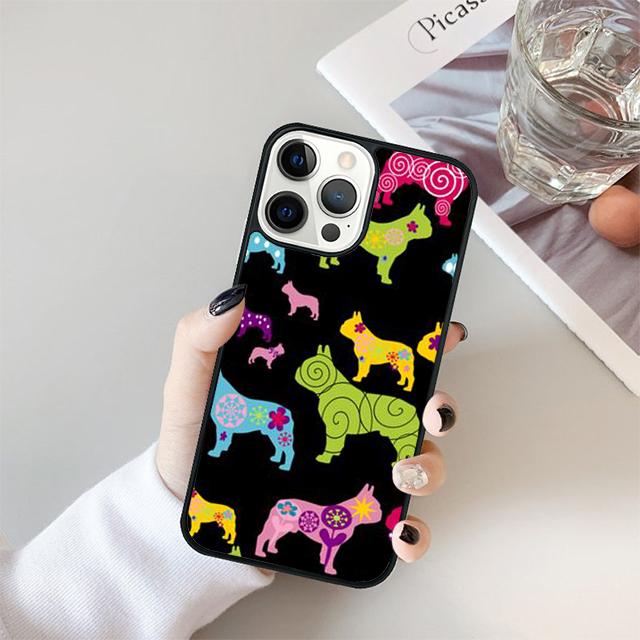 Милый французский бульдог йога Чехол-оболочка для iPhone 17 Air 15 16 14 13 12 Pro Max 11 Pro Max Plus Чехол для телефона