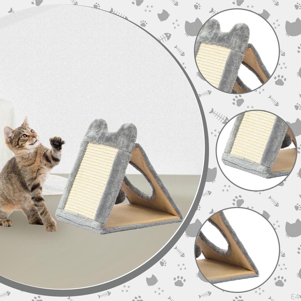 Cat Scratch Pad Scratching Board Foldable Furniture Protector Breathable Scratcher Cardboard for