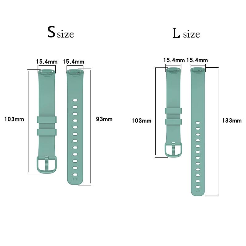 Силиконовый ремешок для Fitbit Inspire 3, ремешок для умных часов, модный ремешок для Fitbit Inspire3, пряжка того же цвета, мягкий сменный браслет