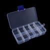 Detachable Transparent Storage Case Fishing Box Storage Box 10 Compartments Fishing Tackle Box