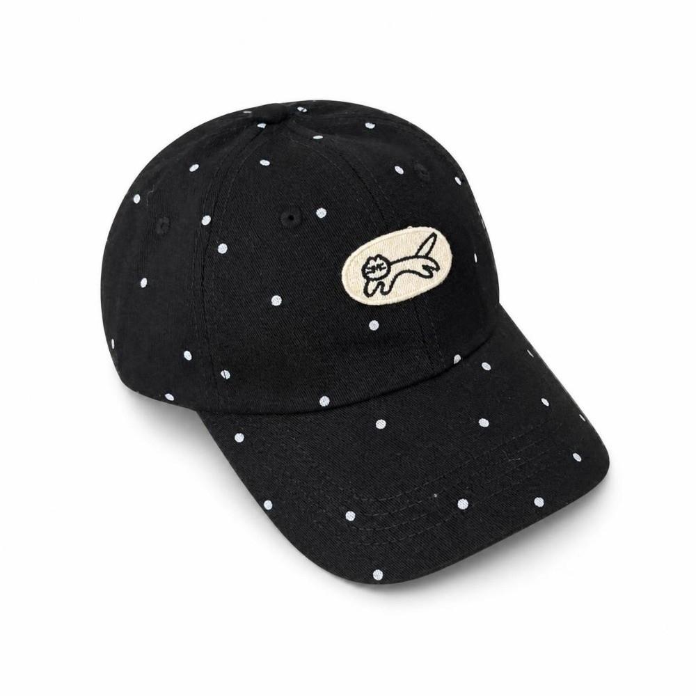 Polka Dots Peaked Cap Cartoon Cat Snapback Hat New Baseball Hat Outdoor