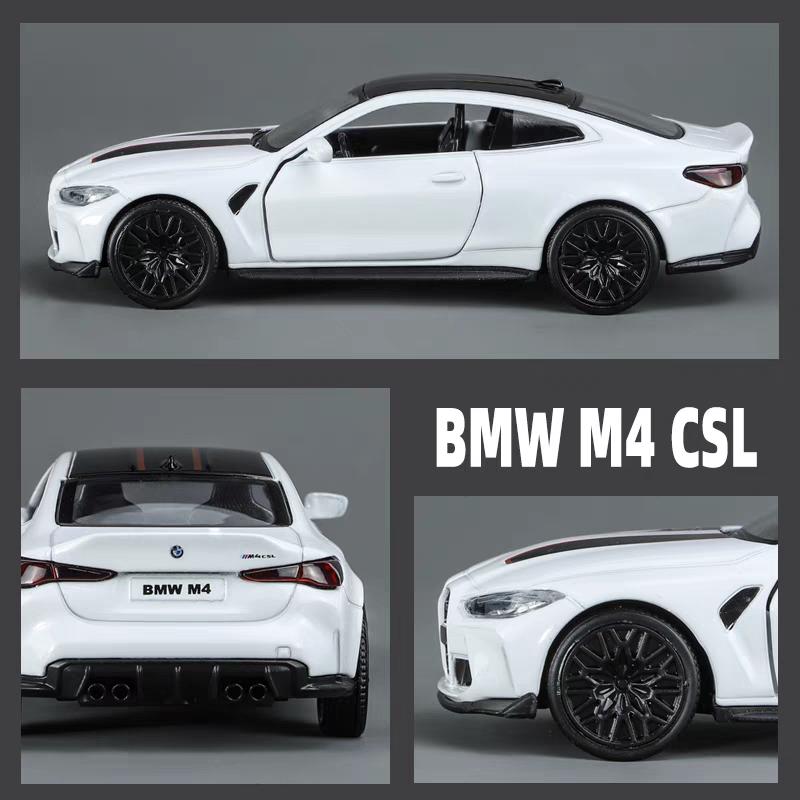 5-дюймовый металлический автомобиль, имитация изысканного литья под давлением, игрушечный автомобиль BMW M4 CSL Coupe RMZ city 1:36 моделей из сплава, подарки для детей