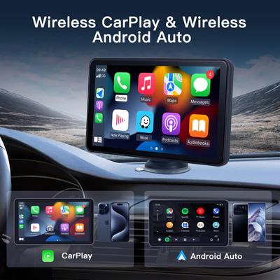 7-дюймовый универсальный экран Carplay для автомобиля Full HD сенсорный экран с Carplay Android Auto Navigation FM Bluetooth
