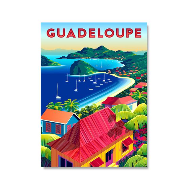 Италия Африка Марокко Путешествие Винтаж Домашнее украшение Пейзаж Традиционный пляж Плакат Винтаж