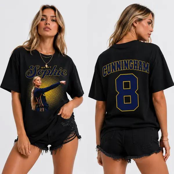 Sophie Cunningham 8 Indiana Basketball T-Shirt Gift for Women’s Sports Fans