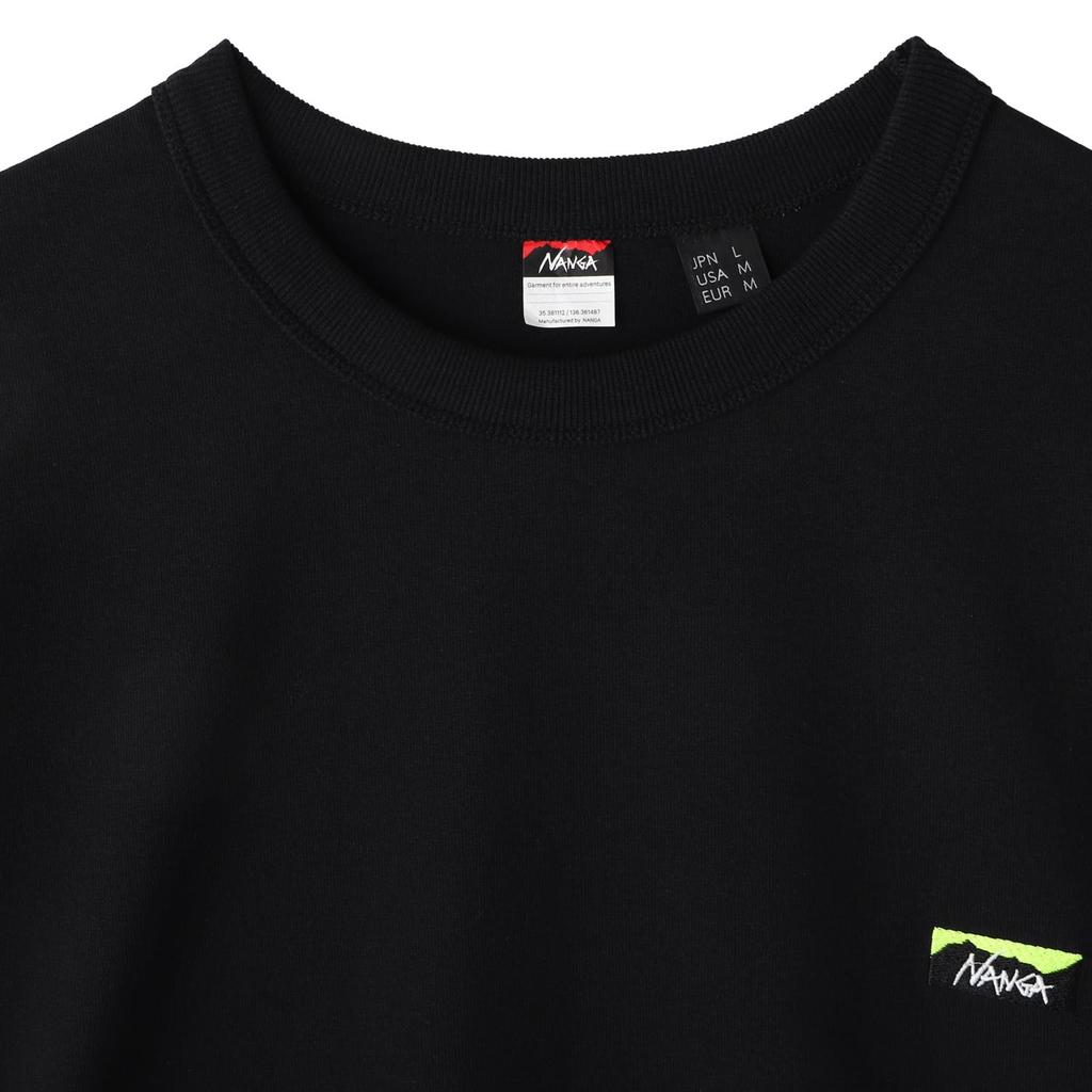 NANGA ECO HYBRID ВЫШИВКА ЛОГОТИПА В КОРОБКЕ Повседневная футболка с коротким рукавом, Унисекс, Рубашка на весну/лето, C2430-1M500Z