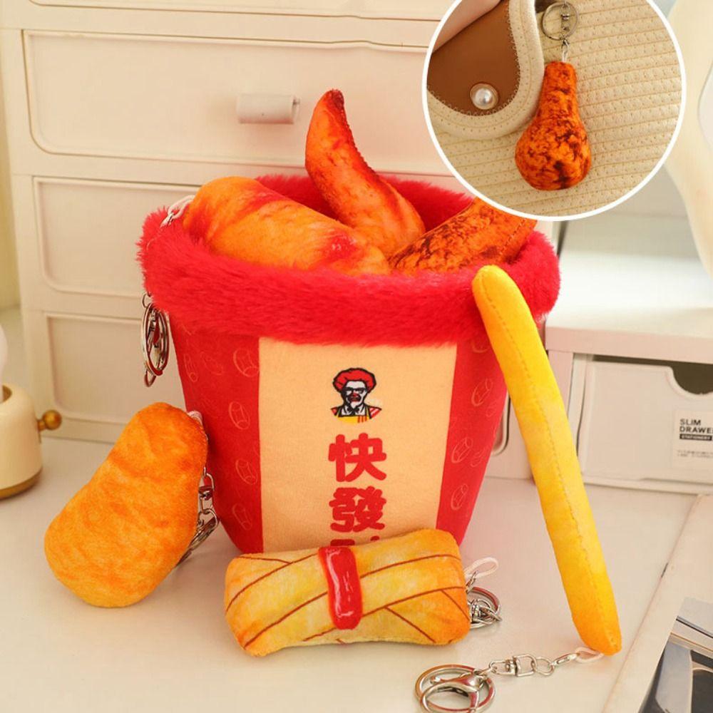 Meatballs Stuffed Plush Plants Pretend Cooking Hot Pot Skewers Stuffed Toys Birthday Gifts