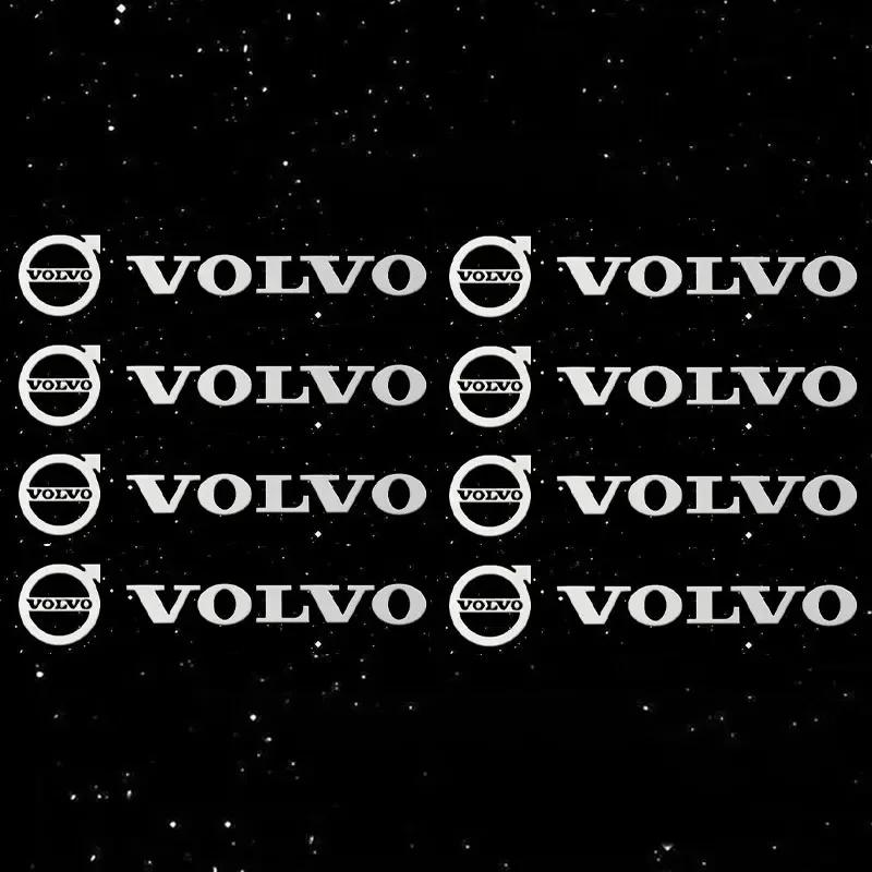 bscqy5 4pcs Car Styling Metal Stickers Interior Decoration Decals For Volvo XC90 V90 V60 XC60 V40 S80 S60 S90 C40 XC40 V70 XC70 C30 C70