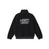 Nike Nsw Swoosh Плюшевая куртка с воротником-стойкой Женские куртки Черные DR5629-010