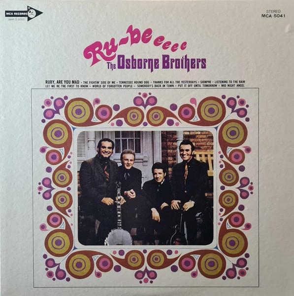 Виниловая пластинка OSBORNE BROTHERS RuBe Eeee MCA5041 MCA RECORDS 1970 Япония КантриФолк Б/у