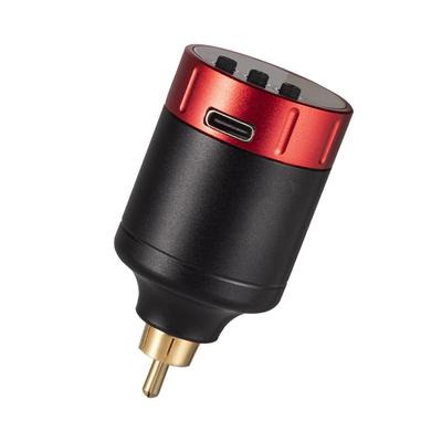 Беспроводной аккумулятор для татуировки, 1500 мАч, разъем RCA для быстрой зарядки для роторной машины для тату-ручки