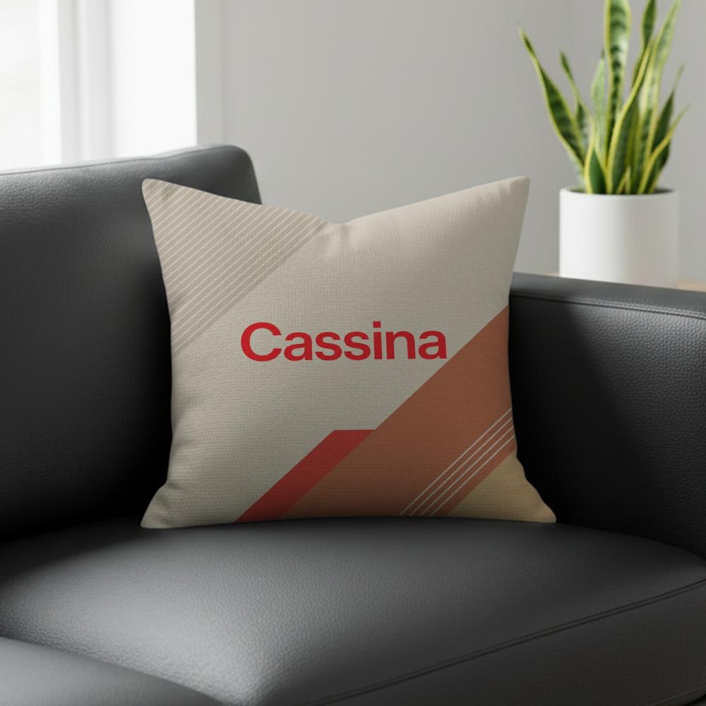Brand Cassina Cushion Cover Natural Linen Pillowcase Set AllinOne Decor for Sofa Bedroom Chair
