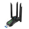 Двухдиапазонная 5G USB беспроводная сетевая карта 1300 Мбит/с, WiFi 6, без драйверов для компьютера