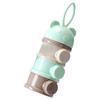 Baby Milk Powder Container 3 Layers Cartoon Bear Portable Large Capacity Side Opened Milk Powder