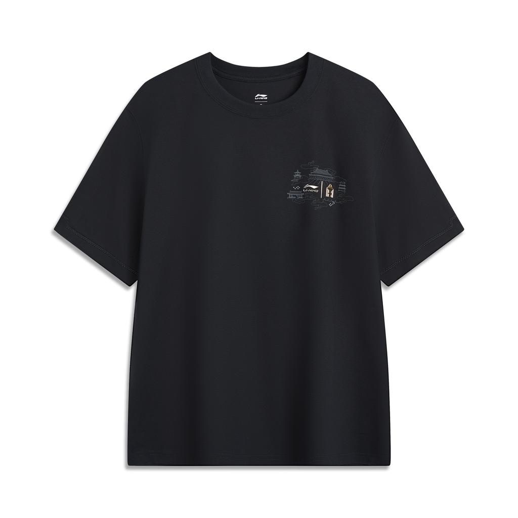 Li Ning x GUGONG,LIANMINGKUAN China Culture Collection T Shirt Men's Black AHSVE11-2