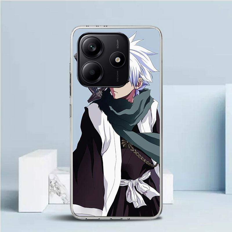 Hitsugaya Toushirou Bleach Phone Case For Xiaomi Redmi Note 15 14 14S 13 12S 12 Pro Plus 11S 11 11T 11E 10S 10 + Soft TPU Back C