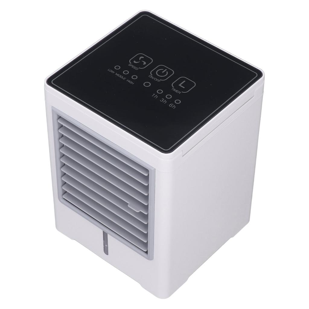 Портативный кондиционер Вентилятор 3 скорости ветра 470 мл Емкость Таймер сенсорная кнопка Персональный испаритель