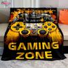 Multi-Size Game Controller Soft Printed Blanket Soft and Comfortable Sofa Living Room Office Four Season Available Quick Arrival