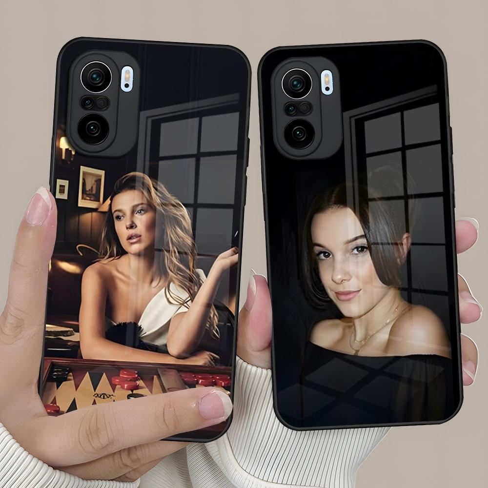 Чехол для телефона Millie Bobby Brown для Redmi 13 12 13c 12c Note 13 Pro Plus 11 12 Pro 10 12s 11s с защитным стеклом.