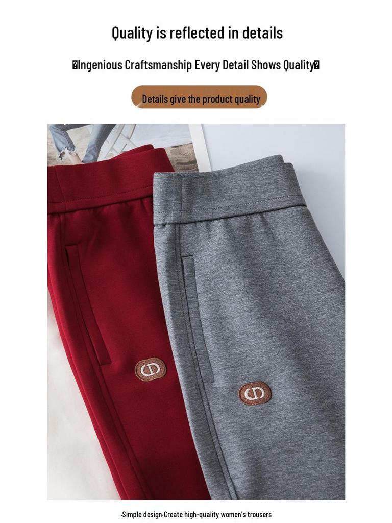 Women's Elastic High Waist Harem Pants - Versatile, Slimming, and Stretchy for Spring 2025