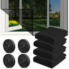 1PC Removable Magnetic Fly Screen for Windows Reusable Peel-and-Stick Window Screen