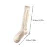 Women Girls Knee High Long Socks Thick Winter Warm Cotton Cable Knit Stockings