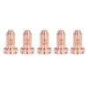 5PCS 9‑8233 Nozzle Tips Brass Cutting Torch Tip Replacement Plasma Cutter Consumables for SL60 SL100