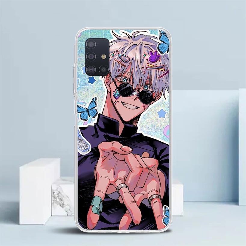 Чехол для телефона Kaisen J-Jujutsu Годжо Сатору Для Samsung Galaxy A52 A32 A22 A12 A51 A50S A30S A10S Note 20 Ultra 10 S10 Plus A31 A20