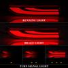LED Rear Bumper Reflector Light For Toyota Avalon 2019 2020 2025 2025 Brake Warning Dynamic Turn Signal Auto Running Lamps 12V