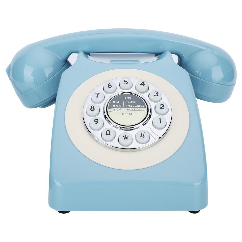 Домашний бизнес-офис Стационарный стол Проводной телефон Стационарный стационарный телефон с круглым циферблатом