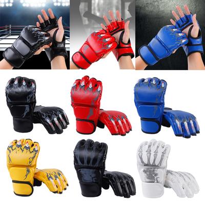 Перчатки для бокса Kick MMA для мужчин и женщин PU Karate Muay Thai Guantes De Boxeo Free Fight MMA Sanda Training Adults Kids Equipment
