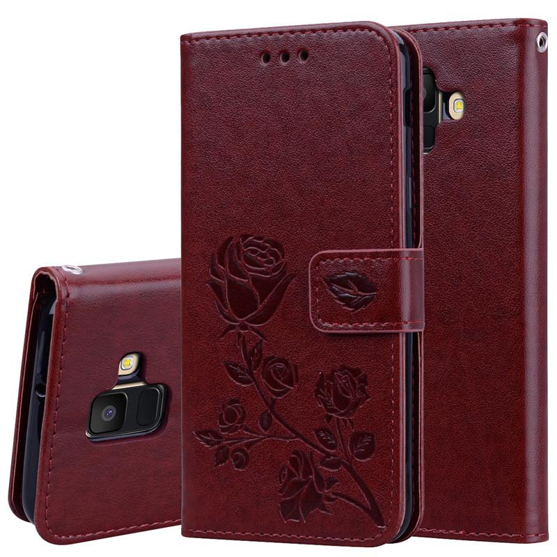 Leather Wallet Flip Case For Samsung Galaxy J4 J6 A6 A8 Plus J2 2018 S22 S21 S20 FE S10 S9 S8 Plus S6 S7 Edge A3 A5 J1 J3 J5 J7 A5 2016 2017 S3 S4 S5