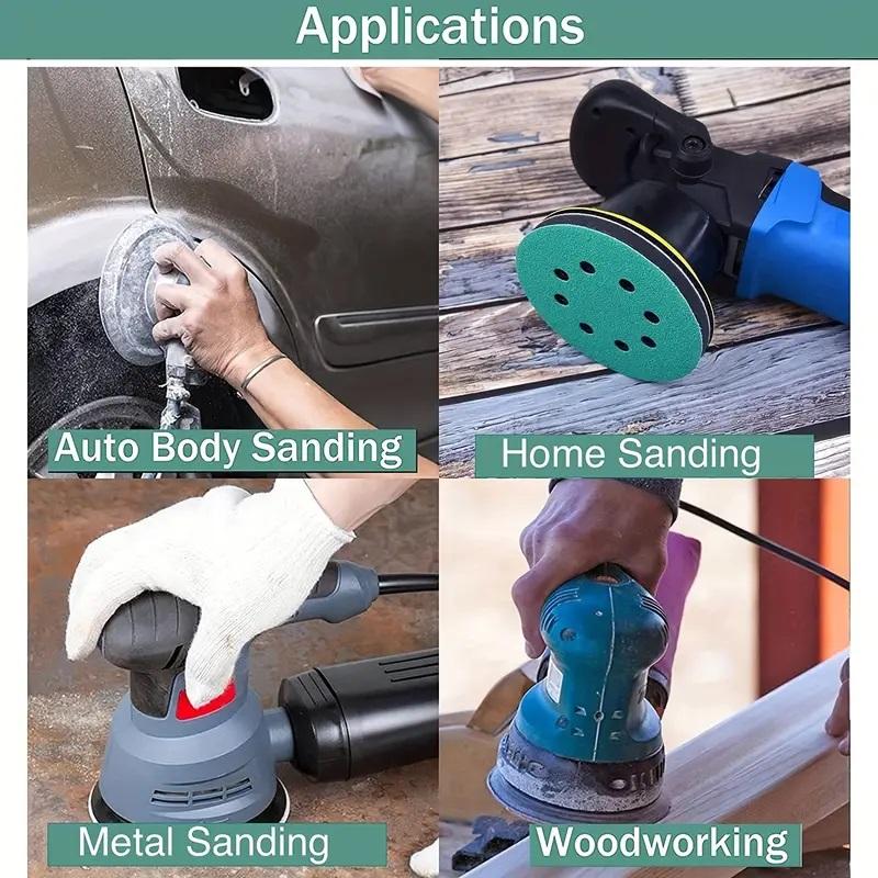 10 шт. 125 мм 80-800 зернистости наждачная бумага с липучкой из полиэфирной пленки шлифовальный диск абразивный для влажной/сухой полировки автомобиля финишные инструменты