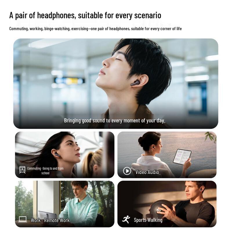 SoundPEATS Air6 Pro True Wireless Active Noise Cancelling Earbuds